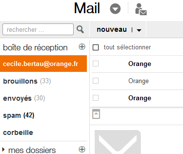 Présentation webmail orange