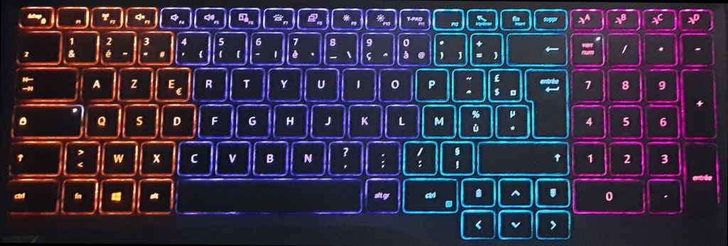 Un clavier Dell  rétro-éclairé 