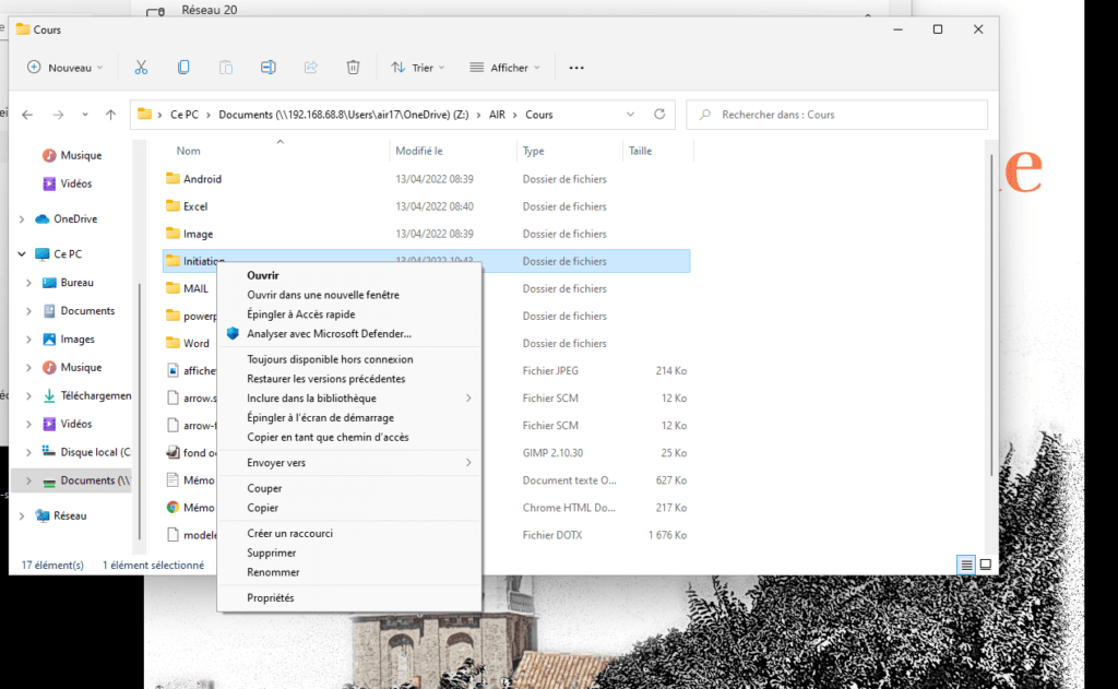 Plus d'option avec le menu contextuel du bureau Windows 11 